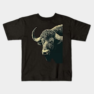 Buffalo- Human Interactions Kids T-Shirt